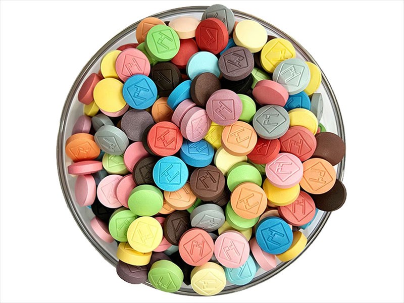 Main production process of tablet pressing